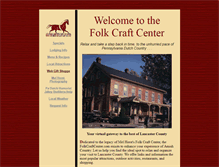Tablet Screenshot of folkcraftcenter.com
